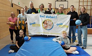 Die Übungsleiter der Open Sundays freuen sich wieder auf viele Bielefelder Grundschülerinnen und -schüler. - SSB Bielefeld