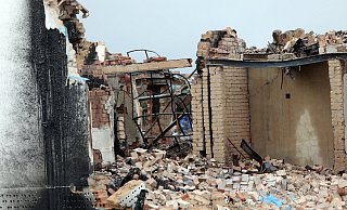 Die Ruine der Halle. - Frank-Michael Kiel-Steinkamp