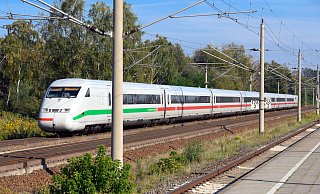 Die ICE-Strecke zwischen Bielefeld und Hannover soll zur Schnelltrasse werden. - picture alliance/dpa/dpa-Zentralbild