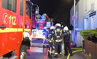 Feuerwehreinsatz an der Petristraße. - Barbara Franke
