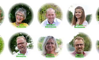 Die Grünen Kandidaten für die Kommunalwahl. - Grüne