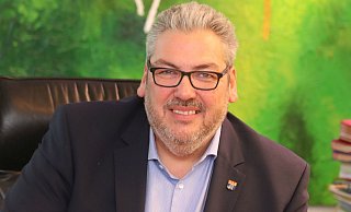 Blickt optimistisch auf die Wahl: Bürgermeister Achim Wilmsmeier (SPD). - Jörg Stuke