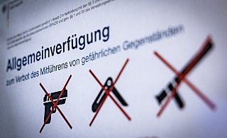 Am Wochenende wird der Bielefelder Hauptbahnhof zur Waffenverbotszone. - Mike-Dennis Müller