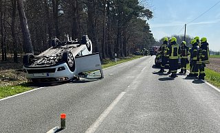 Die Heerder Straße in Harsewinkel im Kreis Gütersloh musste für mehr als zwei Stunden voll gesperrt werden. - Thorsten Heß