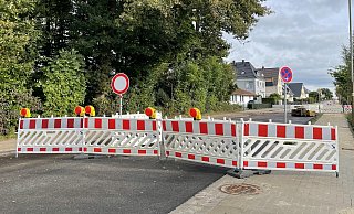 Die Bruchstraße ist seit rund zwei Monaten gesperrt. - Shannon-Lee Bendig