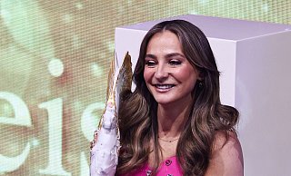 Bahnrad-Olympiasiegerin Kristina Vogel wurde beim Deutschen Sportpresseball geehrt. - Hannes P. Albert/dpa