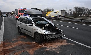 In Richtung Hannover staute es sich durch den Unfall auf mehreren Kilometern. - Andreas Eickhoff