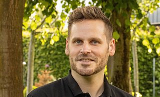 Jörn Achtelik ist der Bürgermeisterkandidat der Grünen in Hövelhof.  - Christian Burkert