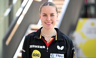 Hat sich im Training verletzt: Tischtennis-Star Annett Kaufmann. - Federico Gambarini/dpa