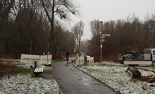 Am Padersteinweg beginnen am Montag Kanalbauarbeiten. - Sabine Kauke