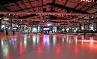 Eishockey-Mannschaft auf Eis gelegt: Das für Dienstag geplante Heimspiel des Herforder EV in der imos Eishalle "Im Kleinen Felde" droht nun ebenfalls auszufallen. - Jürgen Feyerabend feyerdragon pic art