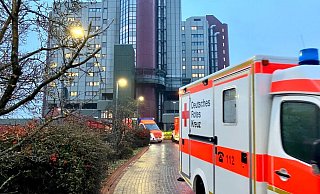 Reichlich zutun am Klinikum Bielefeld. - Jens Reichenbach
