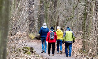 Unterwegs kommen die Menschen zuverlässig ins Gespräch miteinander, die Idee der Spaziertreffs. - dpa