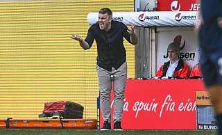 Paderborns Trainer Lukas Kwasniok wollte mehr als einen Punkt. - Armin Weigel/dpa