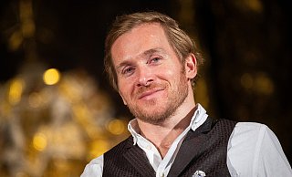 Samuel Koch ist auf Einladung des Bonifatiuswerkes während der Libori-Woche in der Paderborner Marktkirche aufgetreten. - Niklas Tüns Samuel Koch ist auf Einladung des Bonifatiuswerkes während der Libori-Woche in der Paderborner Marktkirche aufgetreten. - Niklas Tüns