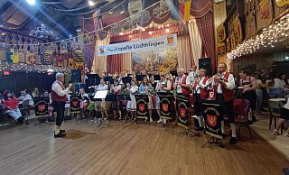 Die Lüchtringer Blaskapelle bei einem der Auftritte in den USA. - Verein