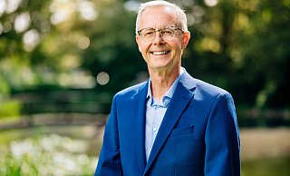 Axel Meckelmann (CDU) will Bürgermeister in Leopoldshöhe werden. - Besim Mazhiqi