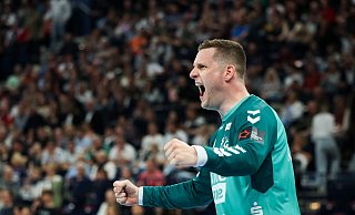 Flensburgs Torwart Kevin Möller zeigte eine überragende Partie. - Christian Charisius/dpa