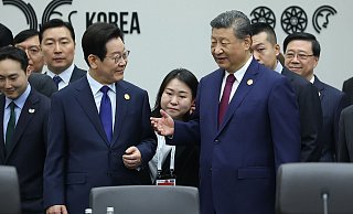Chinas Präsident Xi forderte von den Apec-Partnern von mehr Zusammenarbeit. - Uncredited/Yonhap/AP/dpa