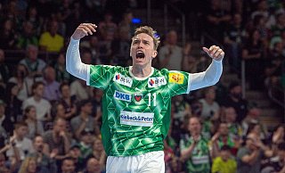 Heiß auf das Topspiel: Füchse-Profi Lasse Andersson. - Sebastian Räppold/Sportfoto Matthias Koch/dpa