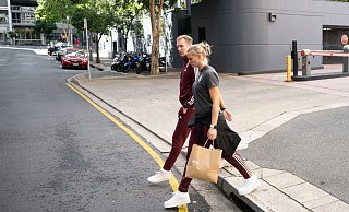 Alexandra Popp und das DFB-Team werden am Samstag aus Australien abreisen. - Sebastian Christoph Gollnow/dpa