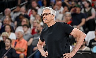 Gordon Herbert musste mit den Bayern eine deutliche Niederlage gegen Piräus einstecken. (Archivbild) - Harry Langer/dpa