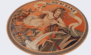 Quisisana- hier sollte ihr gesunden. Dieses ist im Badehaus I in Bad Oeynhausen zu finden.