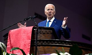 US-Präsident Joe Biden will Kritikern innerhalb der eigenen Partei trotzen. - Manuel Balce Ceneta/AP/dpa