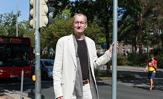 Herbert Even tritt erneut als Bürgermeisterkandidat der Grünen in Herford an. Die Aussichten auf Erfolg sind für den 64-Jährigen wohl nie besser gewesen. - David Knapp