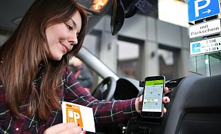 Welcher Anbieter für die Park-App in Herford gewählt wird, ist noch nicht klar. - (Symbolbild): Sarah Jonek