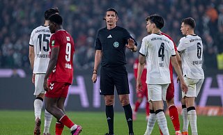 Schiedsrichter Aytekin im Mittelpunkt der Diskussion. - David Inderlied/dpa