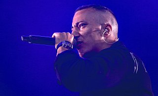 Umstritten: Farid Bang, hier bei einem Konzert im Juni in Hannover. - picture alliance / Geisler-Fotopress