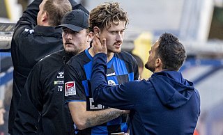 Paderborns Innenverteidiger Calvin Brackelmann wurde am Dienstag operiert. - picture alliance/dpa