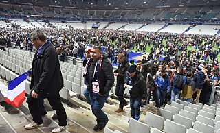 Nach dem Schlusspfiff versammelten sich viele Fans auf dem Rasen des Stadions (Archivbild). - picture alliance / dpa