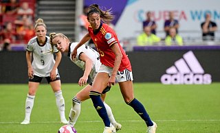 Entschuldigte sich mit ihren Mitspielerinnen beim Maori-Volk: Ivana Andrés. - Sebastian Christoph Gollnow/dpa