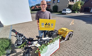 Jürgen Jung hat seine Tour erfolgreich gemeistert und ist wohlbehalten in seine Heimat Melle zurückgekehrt. - Peter Heidbrink
