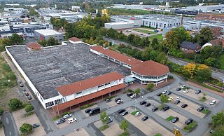 Auf dem Luftbild ist gut zu sehen, welche Ausmaße das marode Gebäude hat. - Wolfhard Jording