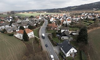 Blick aus der Luft auf Hiddenhausen. - Jens Reddeker