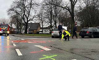 Die Kollision ereignete sich auf der Kreuzung Ziegelstraße/Auf dem langen Kampe. - Charlotte Mahncke