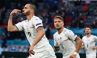 Die italienische Mannschaft begeistert bei dieser EM. - Foto: Federico Gambarini/dpa/Archivbild