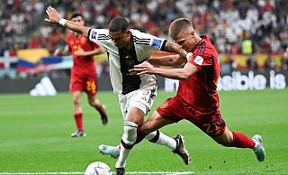 Hinten rechts in der Viererkette spielte dieses Mal Thilo Kehrer (l). - Federico Gambarini/dpa