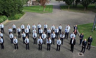 35 neue Beamtinnen und Beamte wurden am Dienstag im Kreis begrüßt. Foto: Polizei Minden-Lübbecke - Polizei Minden-Lübbecke