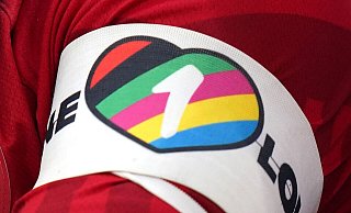 Die Diskussion um die «One-Love»-Binde sorgte bereits vor WM-Beginn für reichlich die Gesprächsstoff - Adam Davy/PA Wire/dpa