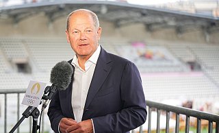 Olaf Scholz sieht Frankreich als Inspiration für eine Olympia-Bewerbung. - Michael Kappeler/dpa
