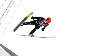 WM-Abschied mit einmal Bronze: Katharina Schmid. - Matthias Schrader/AP/dpa