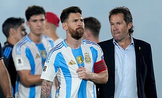 Nach einem Spiel seines Clubs Inter Miami klagte Messi über Muskelschmerzen. - Jorge Saenz/AP/dpa
