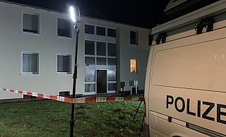 Die Polizei hat das Gelände abgesperrt. - Stefan Boscher