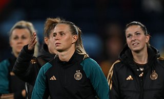 Deutschlands Klara Bühl nach der 1:2-Niederlage gegen Kolumbien. - Sebastian Christoph Gollnow/dpa