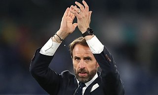 «Wir geben uns nicht damit zufrieden, dass wir im Halbfinale sind», sagt Englands Nationaltrainer Gareth Southgate. - Foto: Nick Potts/PA Wire/dpa