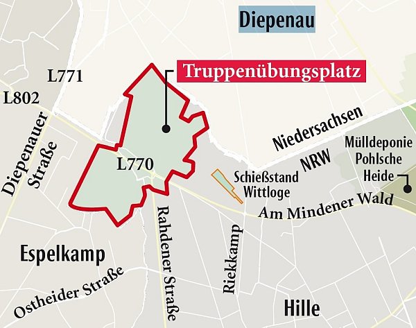 Hier sollen Panzer fahren - © Mt/ Grafik: Jürgen Schultheiss